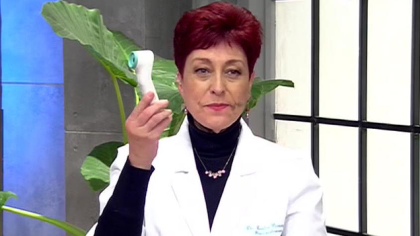 Doctora Herrera llama a usar los termómetros: "Nos va a permitir ganar la batalla en este país"