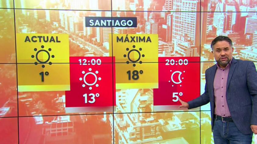 ¡Mucho frío en Santiago! ¿Qué pasará el fin de semana?