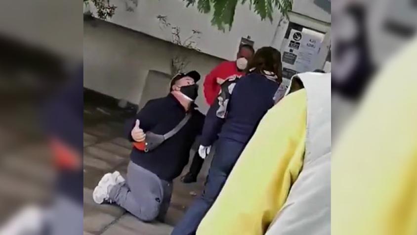 Hombre suplicó por atención en el Registro Civil de Colina 