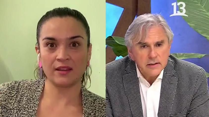 Tamara emplazó a senador Moreira: “se dio vuelta la chaqueta”