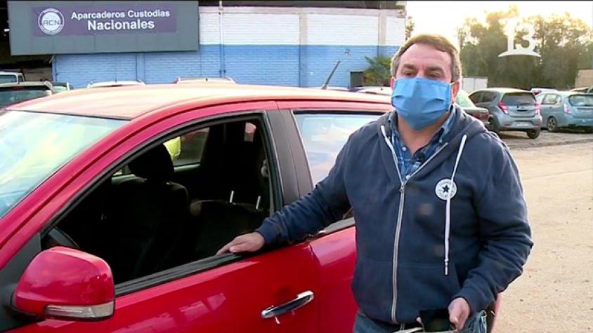 El nuevo drama de Juan Rojas: le quitaron el auto con el que trabaja