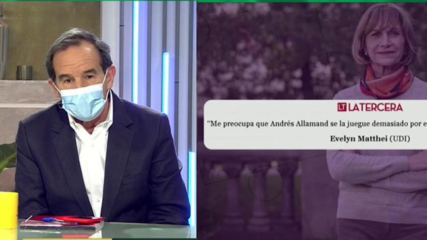 Allamand por dichos de Matthei: “Yo estoy muy resuelto y muy jugado a partir de la opción rechazo”