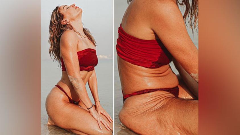 Influencer demuestra con fotos que en redes sociales “nada es lo que parece”