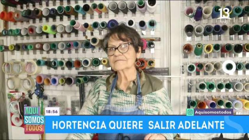 Hortensia a sus 71 años decidió reinventarse con su increíble talento