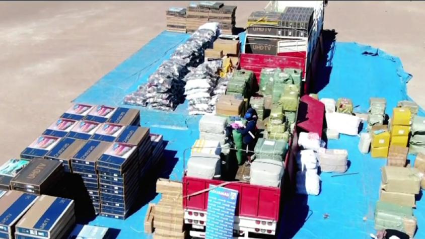 Alerta en el norte del país: Incautan camiones con $3 mil millones en contrabando