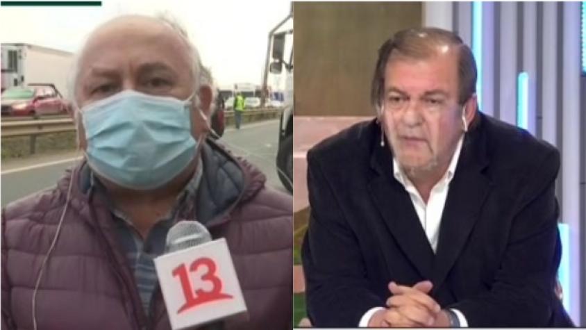 Dirigente camionero increpó a Francisco Vidal: “También tiene la culpa”