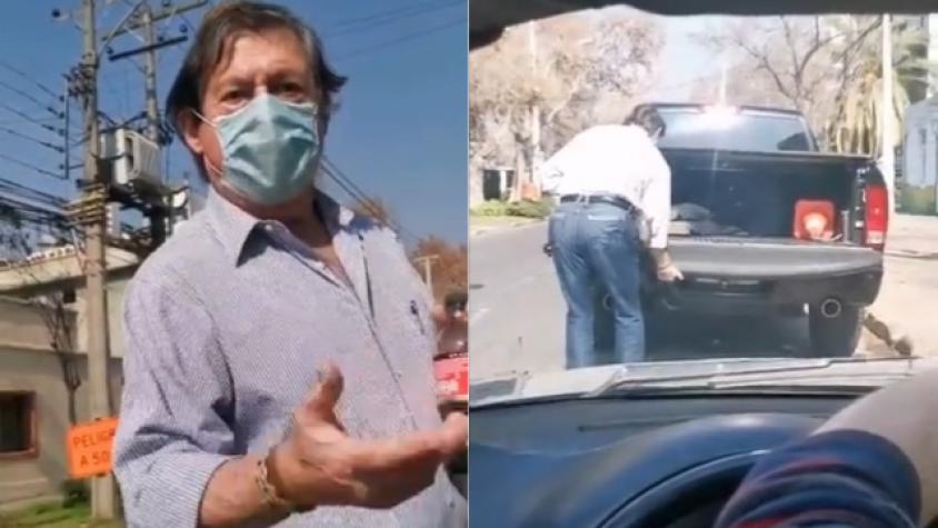 Difuden video de Emeterio Ureta metiendo a trabajador en maletero de auto