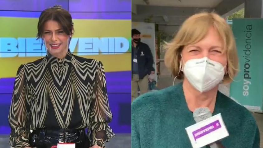 Pasó susto: Evelyn Matthei sufre insólito chascarro en Bienvenidos