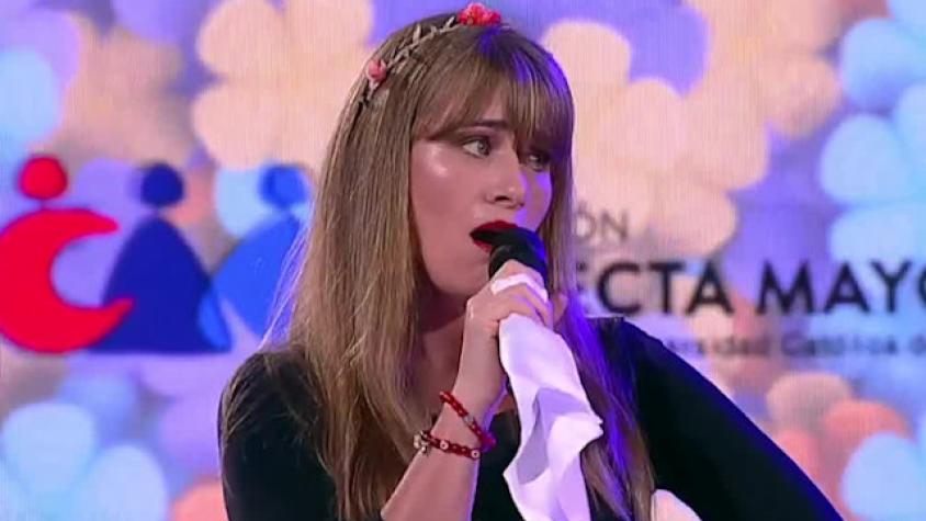 Amaya Forch deslumbra como cantante en "Vamos Chilenos"