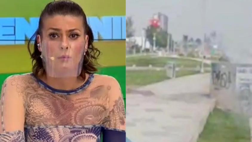 Equipo de Bienvenidos es atacado con petardos en Estadio Monumental