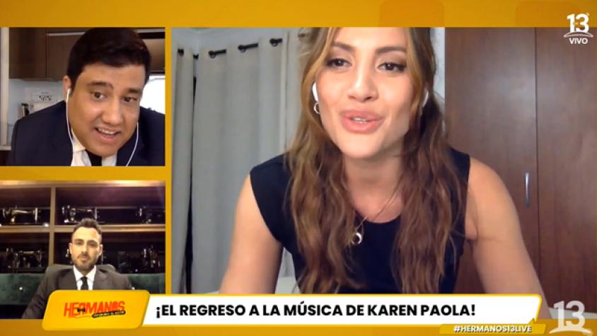 Karen Paola vuelve a la música y aseguró fecha de estreno de video clip