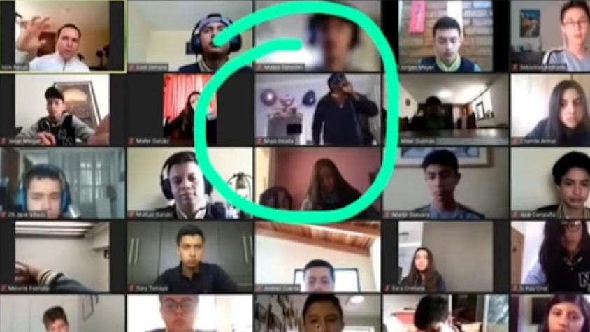 Robo en casa de estudiante es captado durante clase online