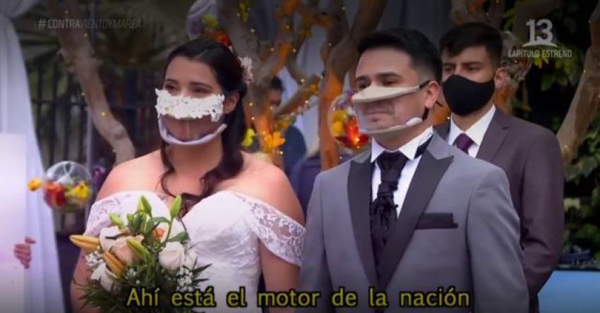 ¡Kathy y Nelson se casaron!: Pancho Saavedra los sorprende con un regalo