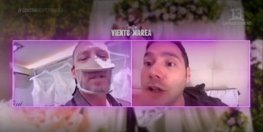La divertida videollamada entre Martín Cárcamo y Pancho Saavedra