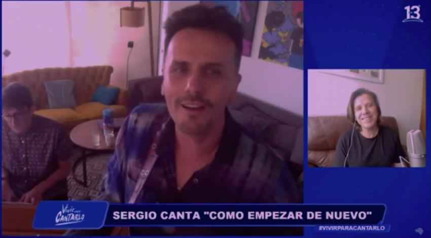 Sergio Lagos sorprende a Andrés de León con su versión de “Como empezar de nuevo”