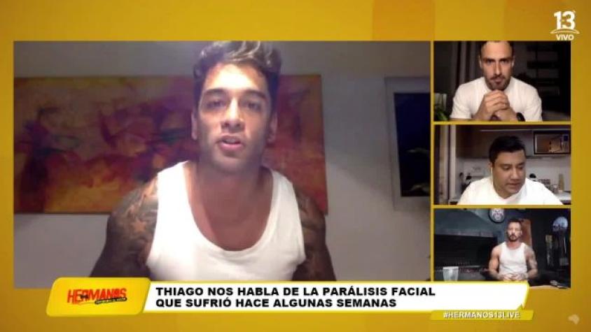 Thiago Cunha habló sobre su parálisis facial