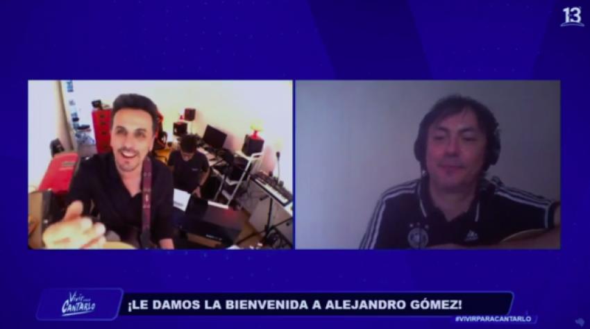 Sergio Lagos sorprendió a Alejandro Gómez con versión de “Ticket”