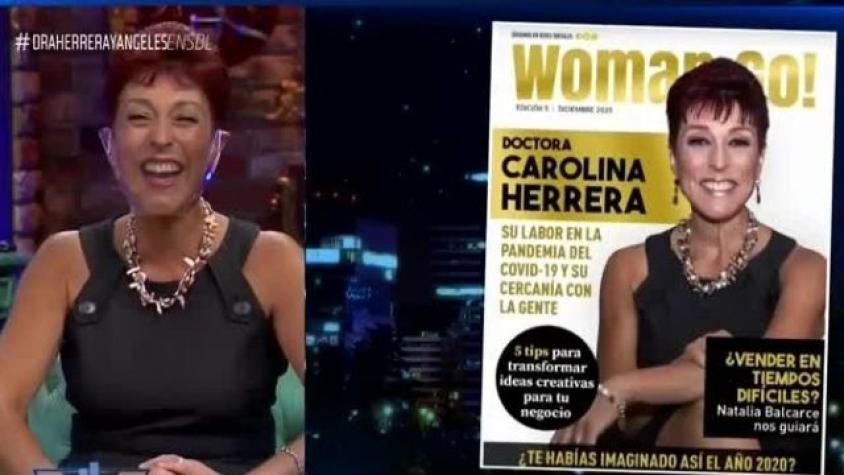 Dra. Carolina Herrera se lució en portada de revista