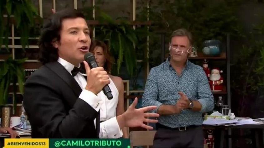 Panel de Bienvenidos cantó junto al doble de Camilo Sesto