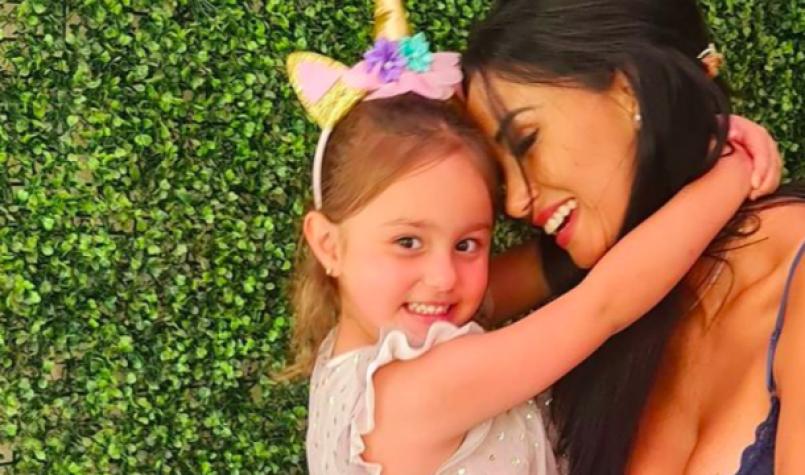 Pamela Díaz y su hija compartieron tierno video en redes sociales