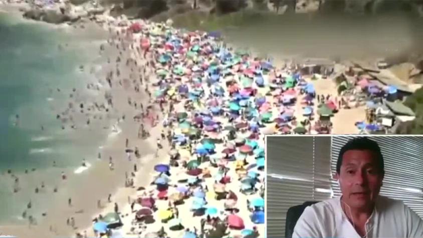 Alcalde de Algarrobo se refirió al límite de aforo en las playas