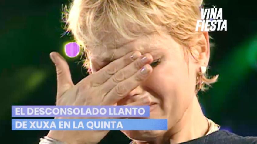 El desconsolado llanto de Xuxa en el Festival de Viña 