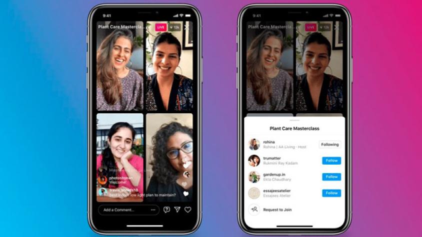 Instagram Live Rooms: ahora podrás realizar un streaming con cuatro participantes