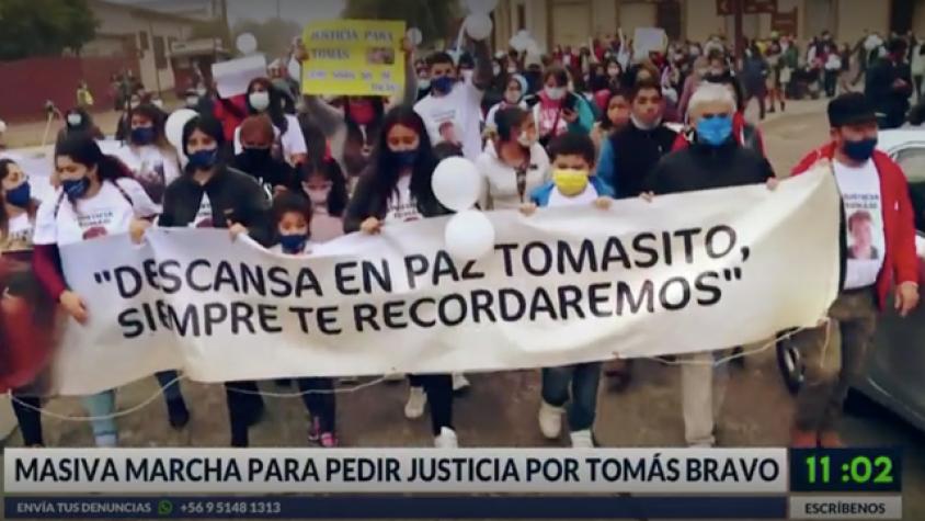 Masiva marcha para pedir justicia por Tomás Bravo