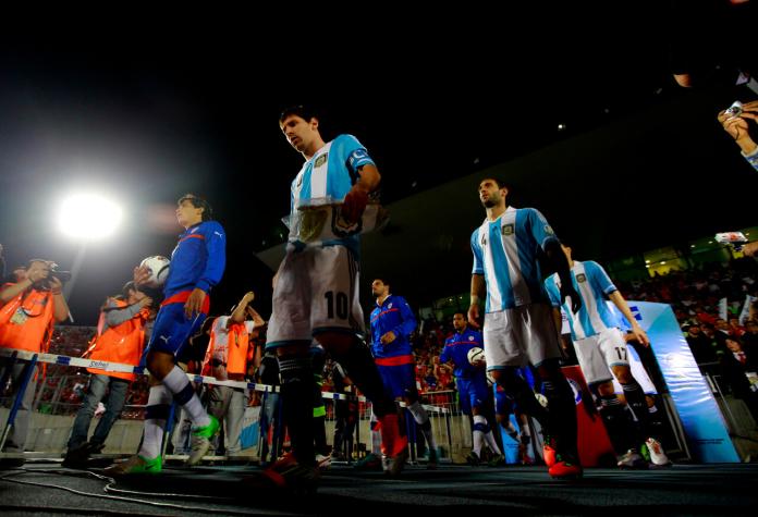 La formación de Argentina para enfrentar a Chile