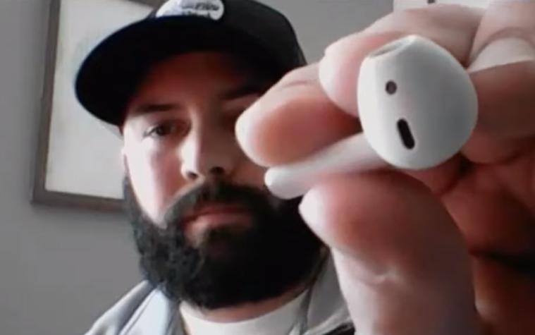 Hombre se traga su AirPod mientras duerme: audífono seguía funcionando