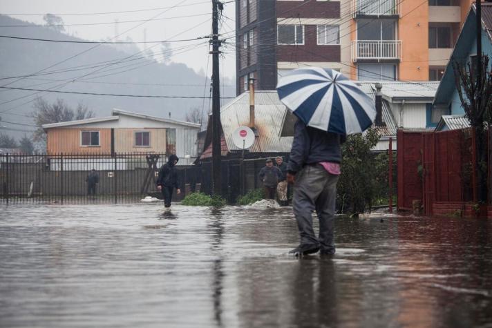 Intensas lluvias en el sur del país genera alerta por inundaciones 