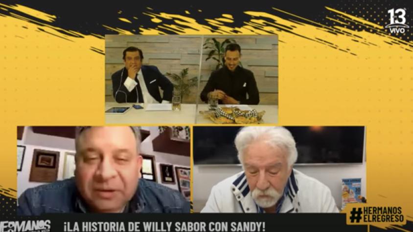 Willy Sabor revela que Sandy plagió uno de sus chistes 