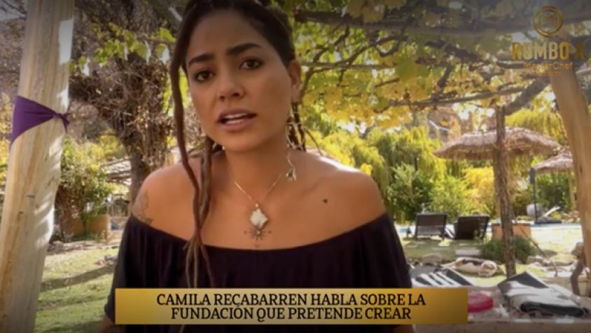 Camila Recabarren y el sueño de una fundación: "Me encantaría infinito poder ayudar a mi país" 
