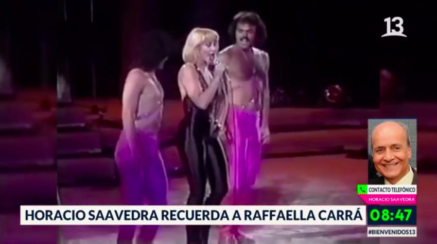 Horacio Saavedra contó detalles de la presentación de Raffaella Carrà en Viña 82