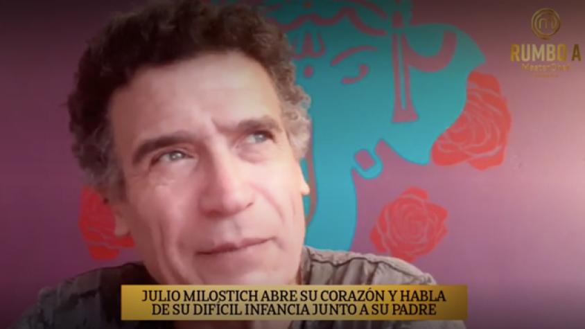 Julio Milostich se emociona al hablar de su padre y su difícil infancia