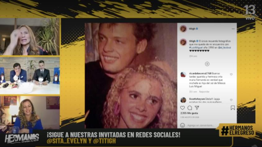 Titi García-Huidobro recuerda íntima cena con Luis Miguel en los años 90