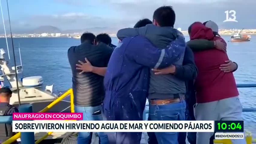 Naufragio en Coquimbo: Pescadores sobrevivieron hirviendo agua de mar y comiendo huevos de pájaros