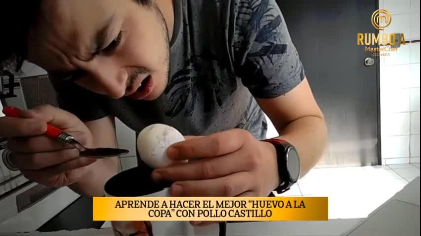Pollo Castillo nos enseñó su receta maestra de huevo a la copa