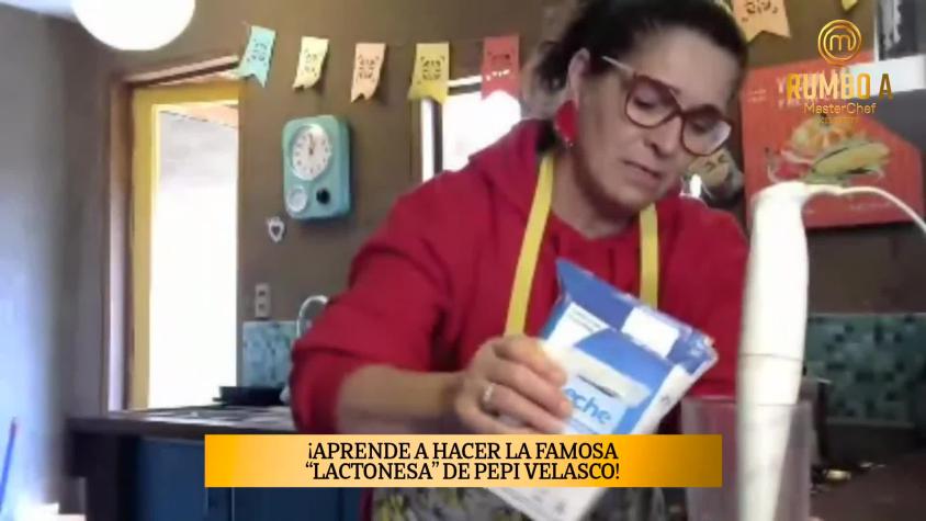 Pepi Velasco nos enseñó a hacer su receta de lactonesa 