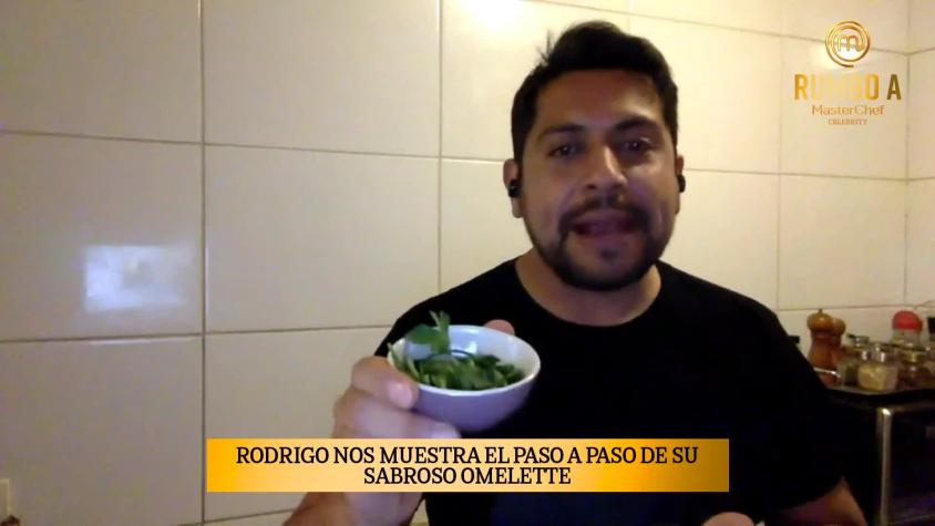 Rodrigo Herrera nos sorprendió con un omelette de champiñón 