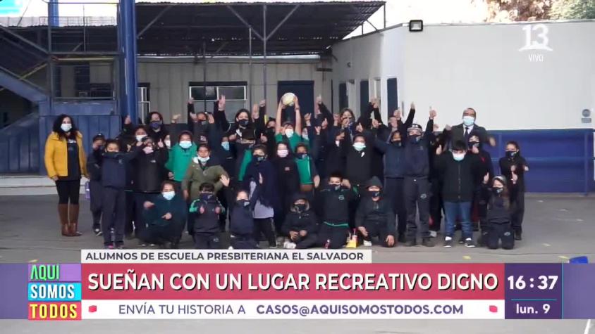 Nos activamos por un lugar recreativo para los alumnos de la Escuela Presbiteriana El Salvador