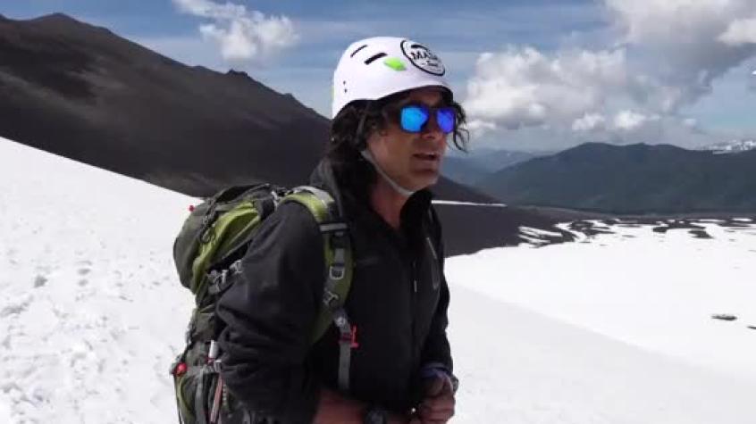Equipo de Ruta 5 ascendió el icónico volcán Lonquimay