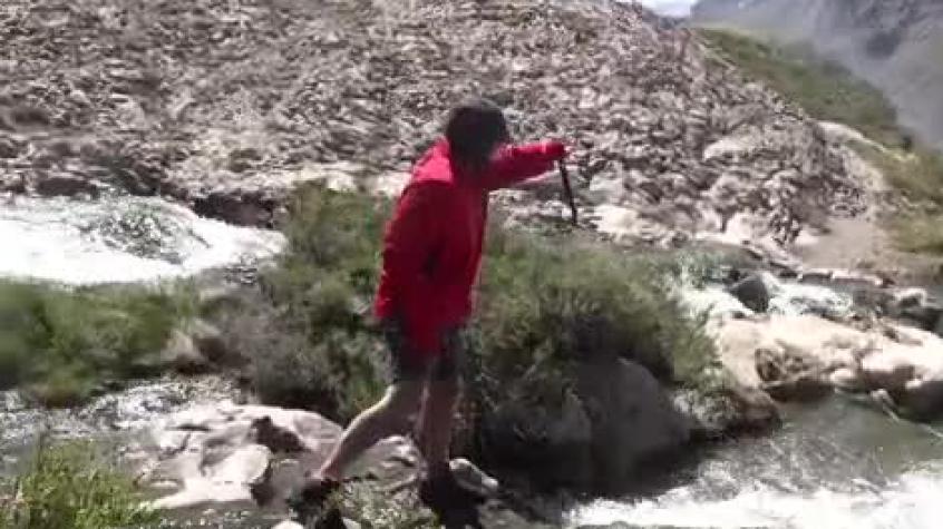 Claudio Iturra conoció el fenómeno natural de la cascada invertida