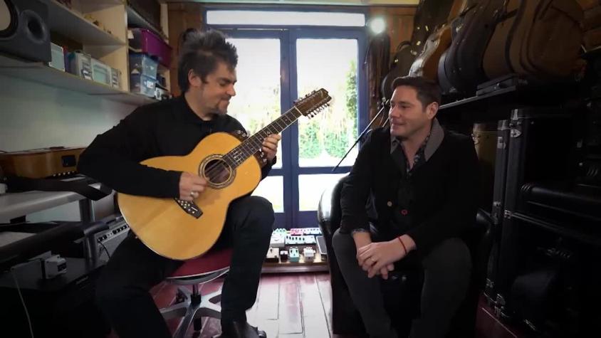 El encuentro entre Pancho Saavedra y Ángel Parra, autor de la música de "Lugares que hablan"