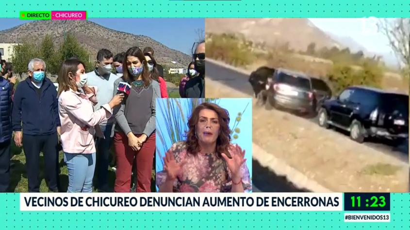 Vecinos de Chicureo están cansados de violentos asaltos a toda hora del día