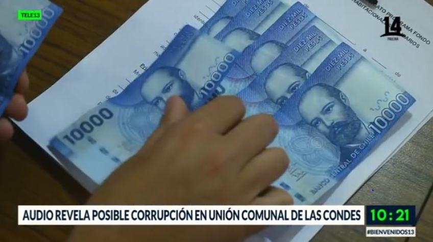 Audio revela posible corrupción en Unión Comunal de Las Condes