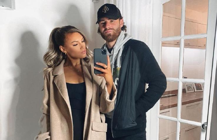 El festejo de la novia de Ben Brereton tras golazo ante Paraguay