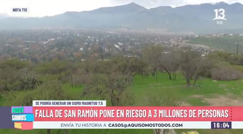 Falla de San Ramón: ¿Podría causar un gran terremoto?