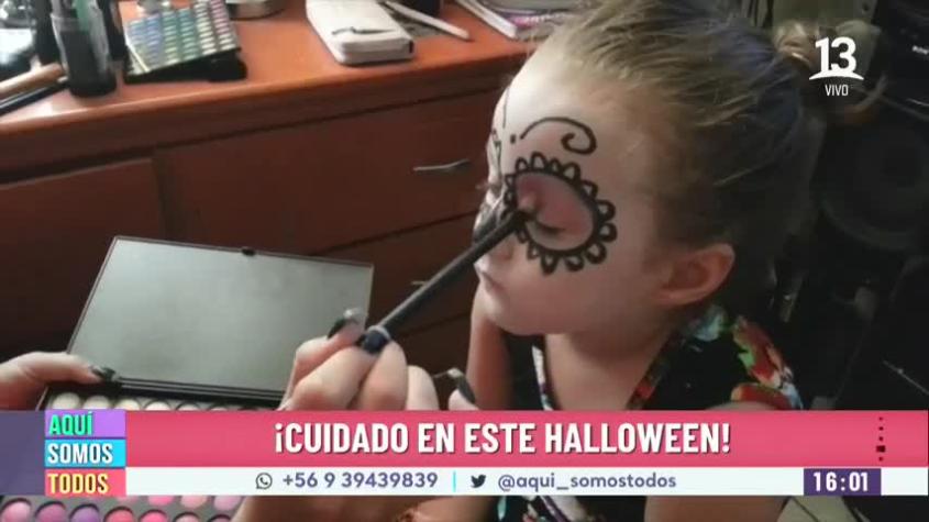 Conoce los riesgos de usar maquillaje "no autorizado" en Halloween