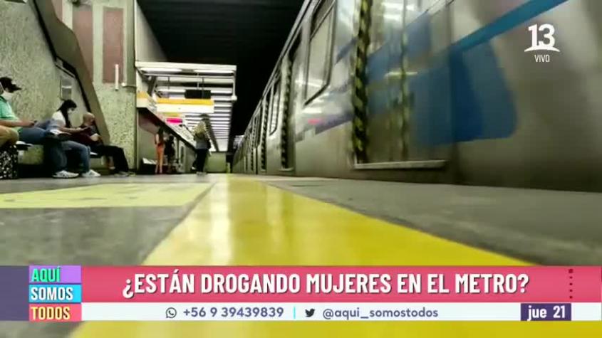 Falsos "sanitizadores" drogarían a mujeres en el Metro 